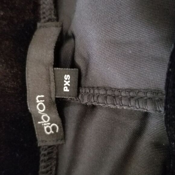 Gibson x‎ Glam Crushed Velvet Black Pants - Picture 8 of 9